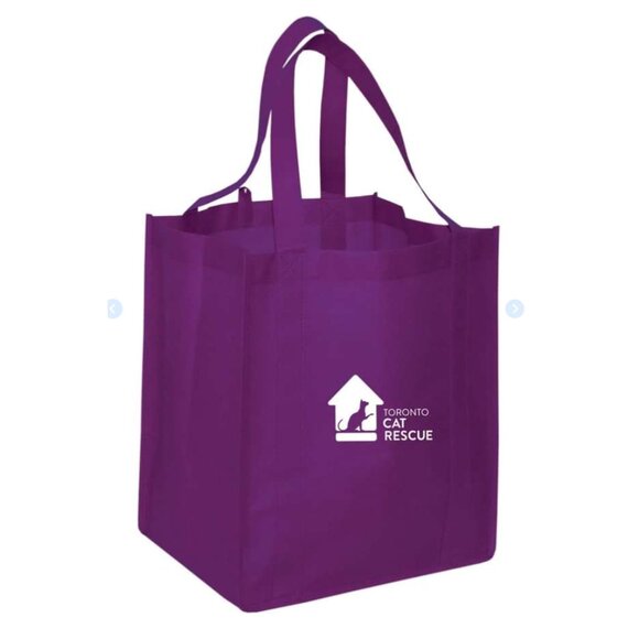 'Every Day Is Caturday' Purple Lunch Bag - Picture 3 of 3